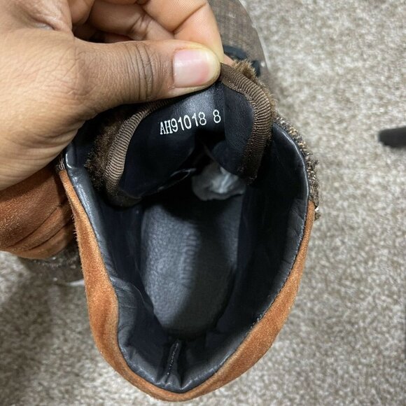 Android Homme Propulsion 1.5 Mens Size 8 Brown Fur Tweed High Top Sneakers Shoe - Picture 9 of 11